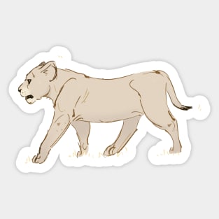 Lion cub Sticker